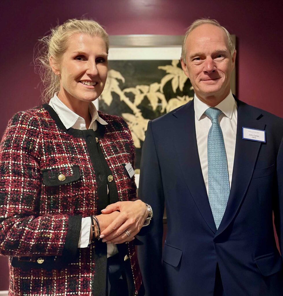 BB Capital - Susan-van-koeveringe-meets-john-carter-founder-hollyport-in-london